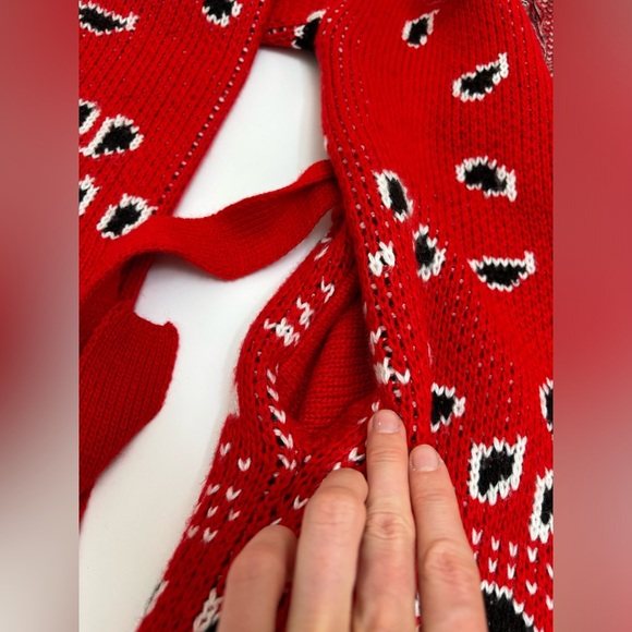 Jen’s Pirate Booty Bandana Cardigan, Small, sweater jacket - Picture 8 of 16